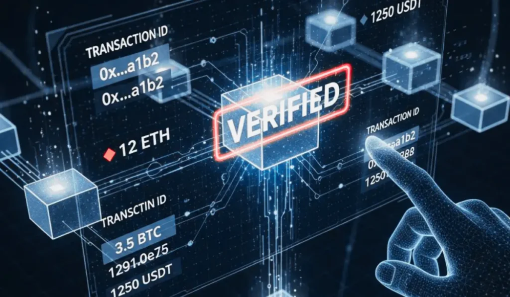 Verifying EGLD transaction on MultiversX explorer